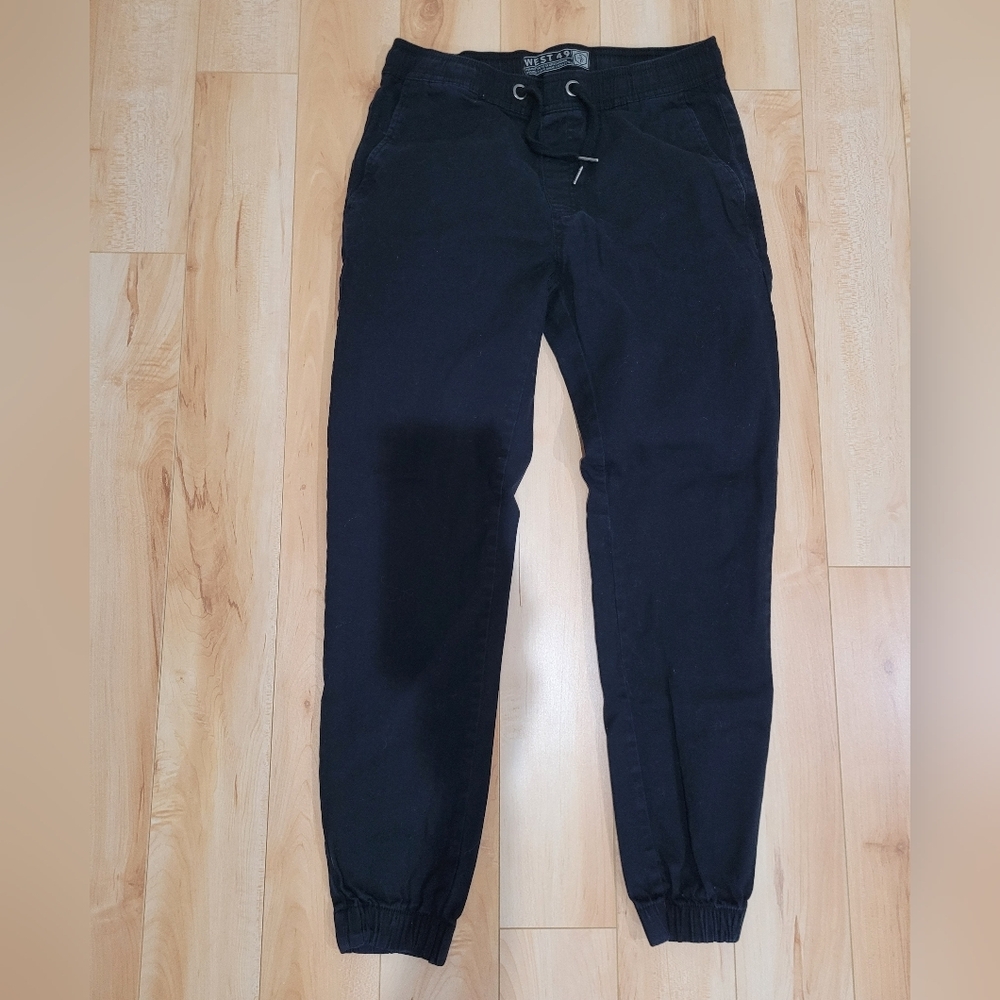 West 49 Men's Size Small Black Jogger Pants